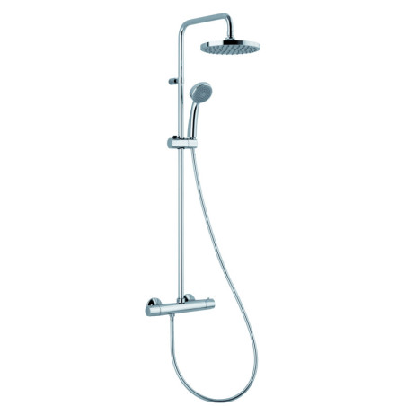Colonne de douche, mitigeur thermostatique, pomme de douche 200mm ABS - MIZU