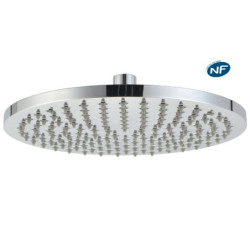 Pomme de douche ABS chromé ronde 250 mm NF - UDEN