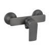 Mitigeur pour douche JEZIORO graphite mat - poignée verticale