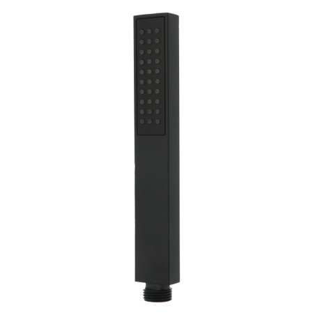 Douchette carrée noire 1 jet en ABS - UDEN