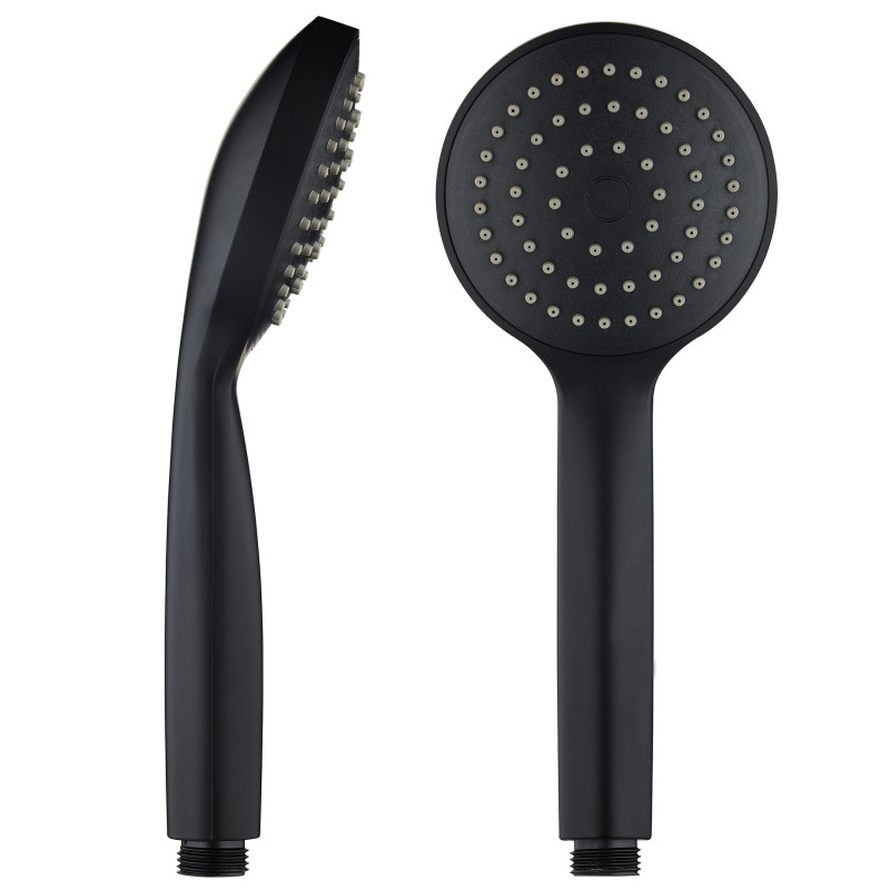 Douchette noire 1 jet en ABS - 100 mm - UDEN