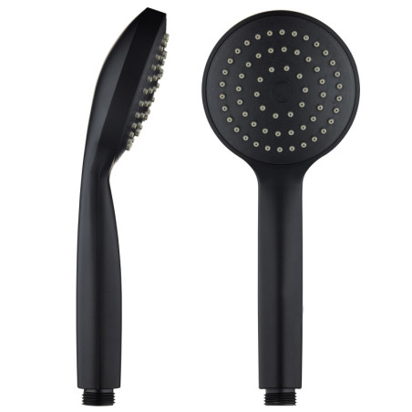 Douchette noire 1 jet en ABS - 100 mm - UDEN