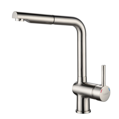 Mitigeur avec bec extractible pour évier, TANER type inox