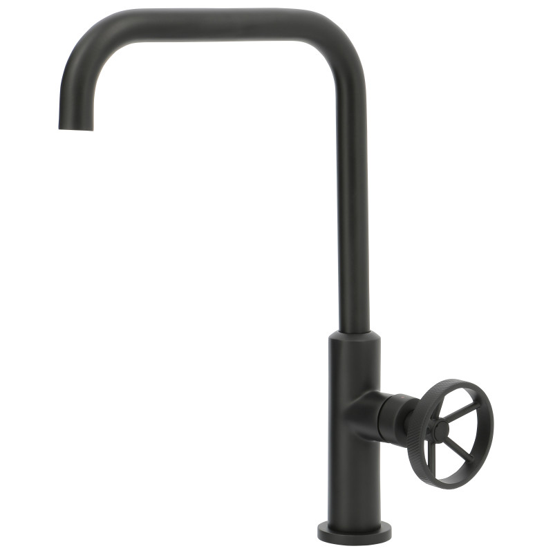 Mitigeur évier noir intégral style industriel - VATURA