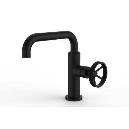 Mitigeur type industriel pour lavabo VATURA noir - sans vidage