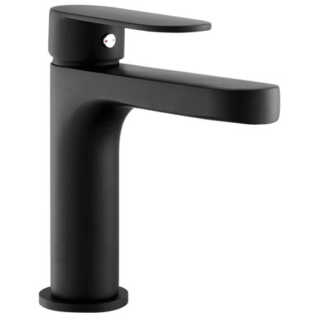 Mitigeur medium pour lavabo WOSSA noir - vidage clic-clac ABS coupelle métal a