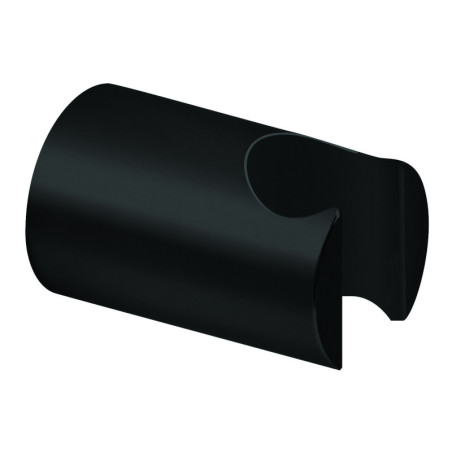Support de douchette ABS noir rond
