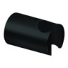 Support de douchette ABS noir rond