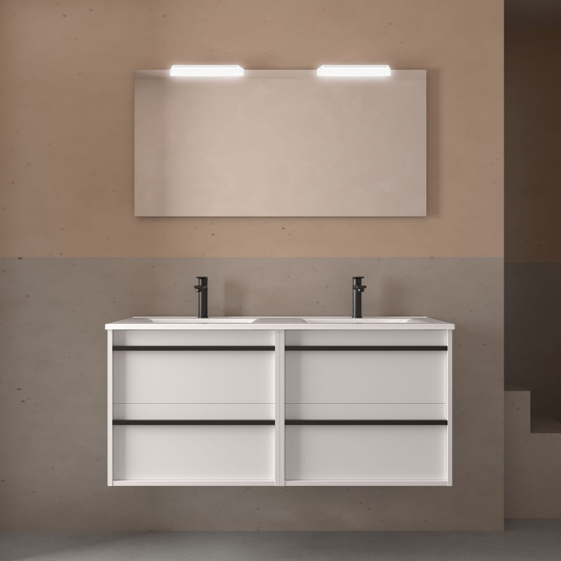 Blanc Satiné · Sans miroir