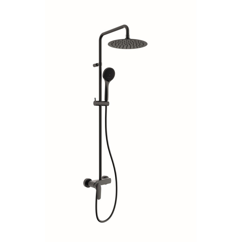 Système douche mécanique noir gamme PACT
