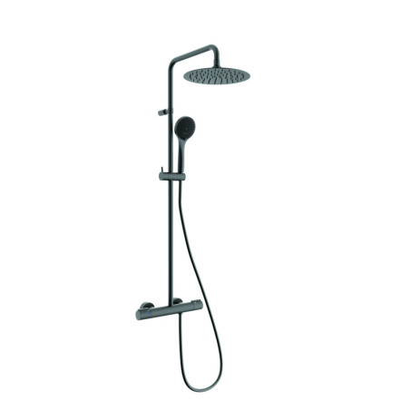 Système douche thermostatique noir gamme PACT - corps froid