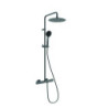 Système douche thermostatique noir gamme PACT - corps froid
