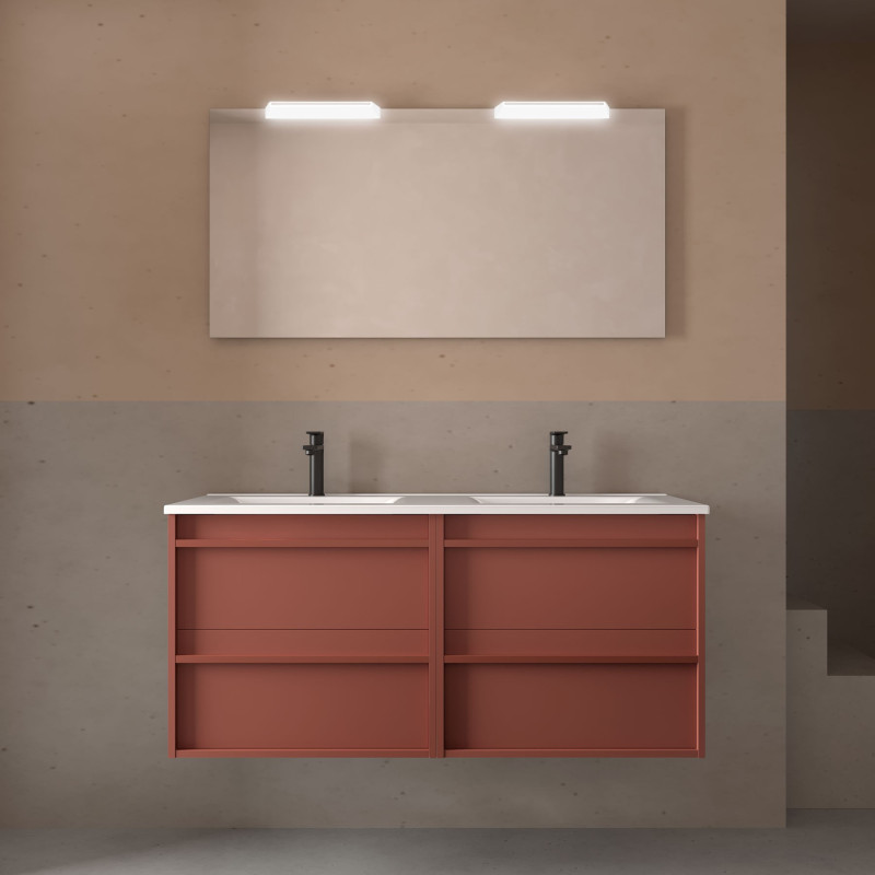 Rouge Satiné · Avec miroir