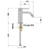 Mitigeur bidet slim COX