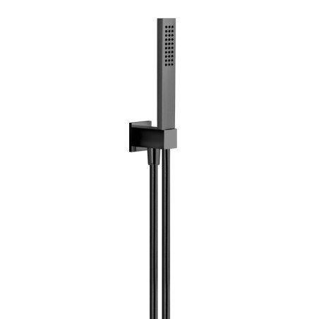Kit douchette + support + .prise d'eau + flexible noir CC ode usine : KI057NE