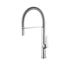 Mitigeur avec bec flexible pour évier, TUBIG chromé, réf. TUB13C