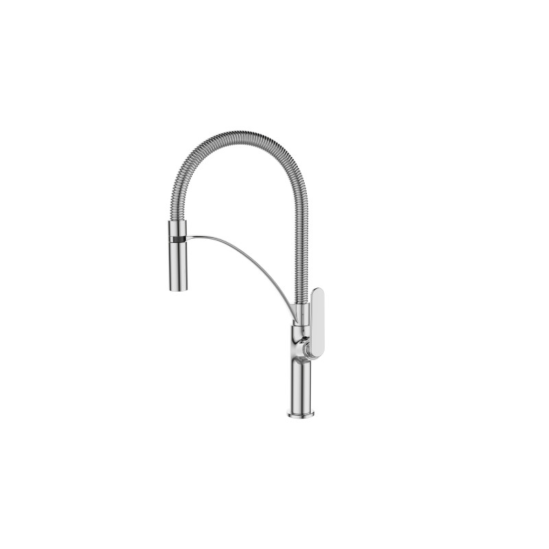 Mitigeur avec bec flexible pour évier, TUBIG chromé, réf. TUB14C