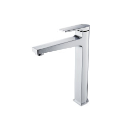Mitigeur haut pour lavabo PAA chromé - vidage clic-clac ABS NF