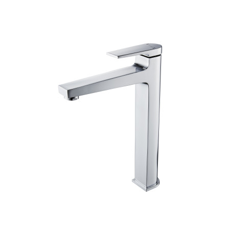 Mitigeur haut pour lavabo PAA chromé - vidage clic-clac ABS NF