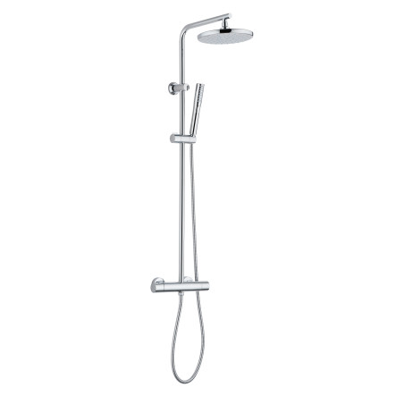 Colonne douche thermostatique, pomme de douche 200mm ABS, douchette 3 jets - MIZU