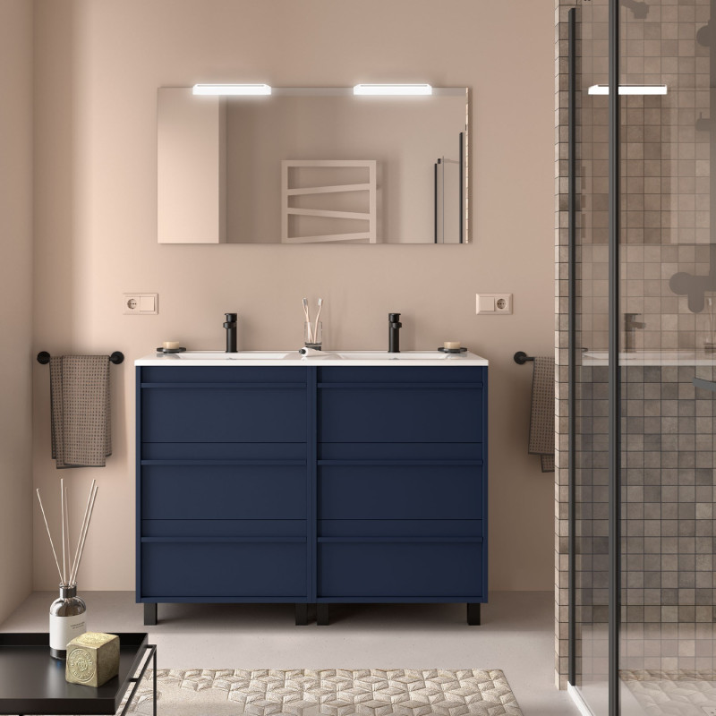 Bleu Satiné · Sans miroir