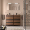 Meuble ATTILA 6 tiroirs double vasque