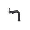 Mitigeur pour lavabo NELO noir - vidage clic-clac ABS coupelle métal assortie