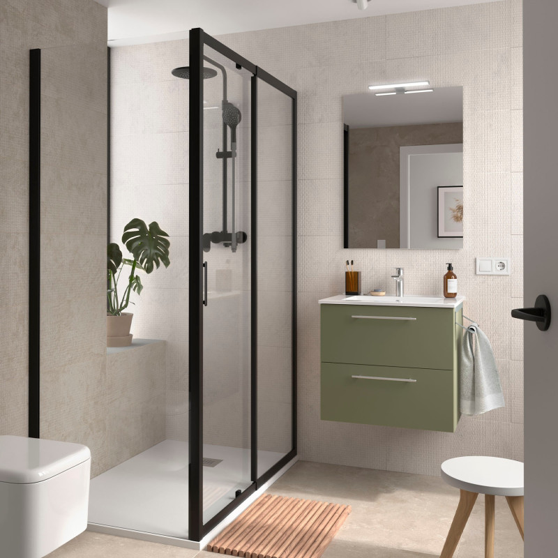 Vert Satiné · Avec miroir