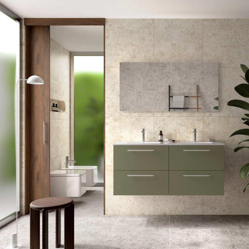 Vert Satiné · Avec miroir