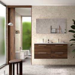 Meuble SILANE 4 tiroirs double vasque
