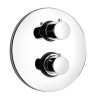 Mitigeur douche thermostatique encastré rond