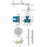 Formule douche thermostatique encastrée COX