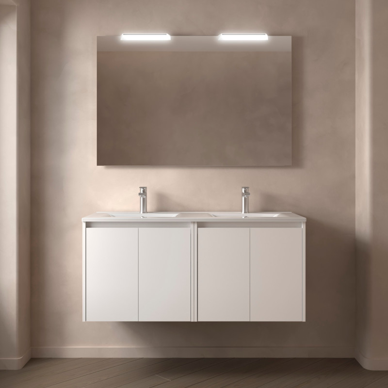Blanc Satiné · Sans miroir