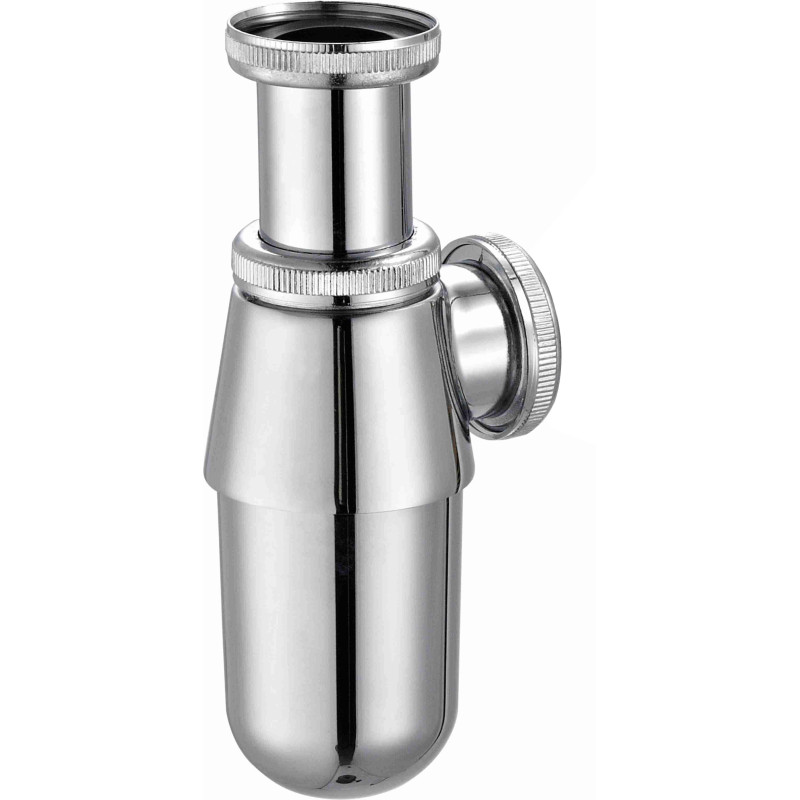 Siphon lavabo grande tasse chromé