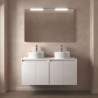Meuble NOJA 4 portes double vasque + plan