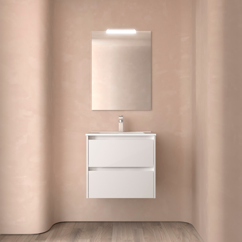 Blanc Brillant · Sans miroir