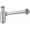 Siphon lavabo grande tasse + tubulure 300 mm