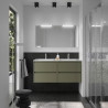 Meuble NOJA 4 tiroirs double vasque