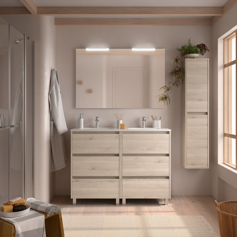 Chêne Naturel · Avec miroir