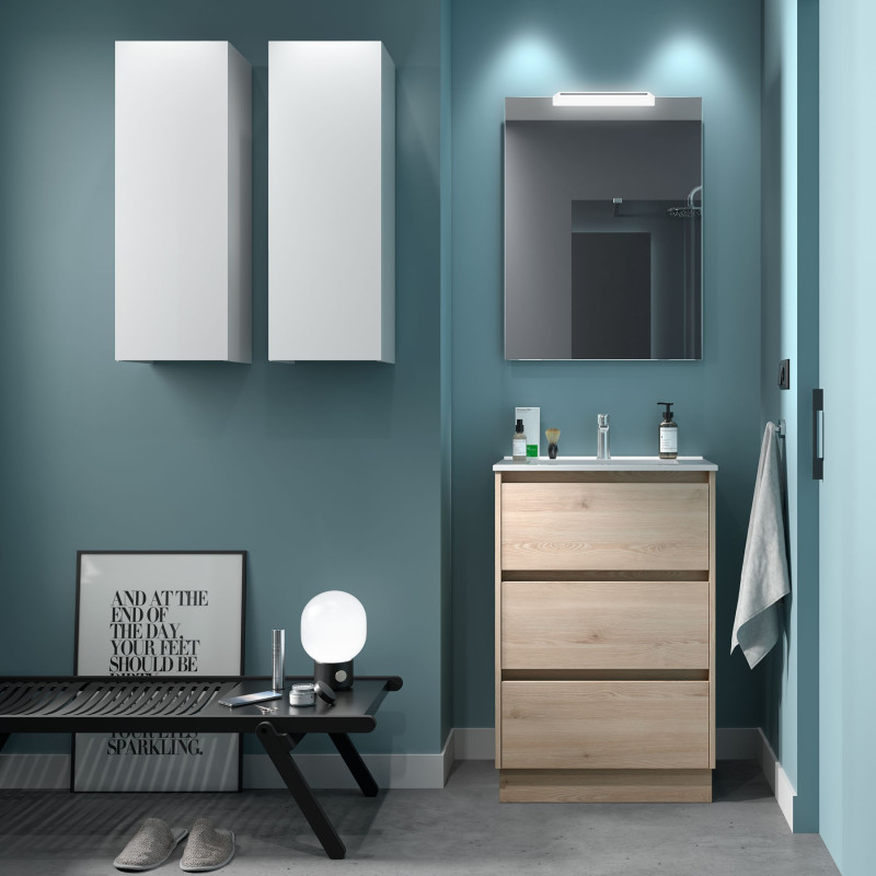 Chêne Naturel · Sans miroir