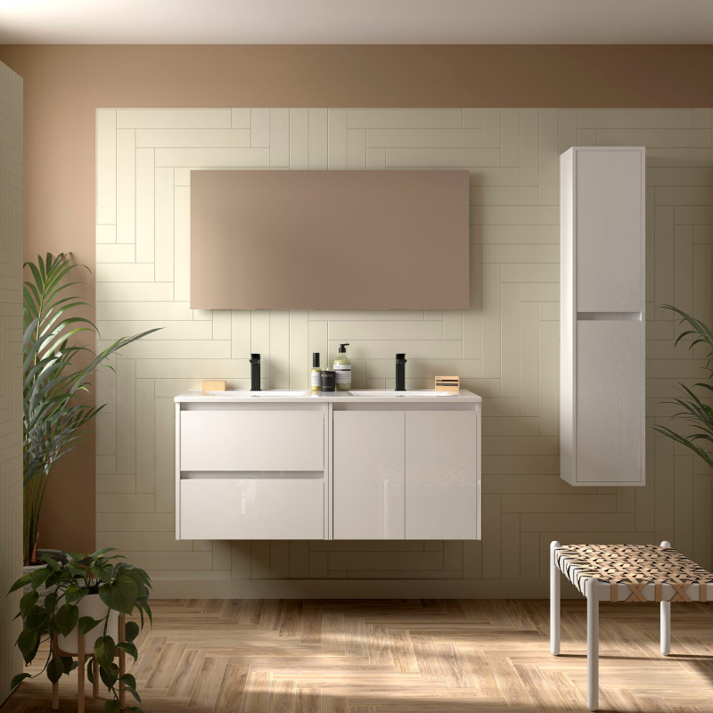 Blanc Brillant · Sans miroir