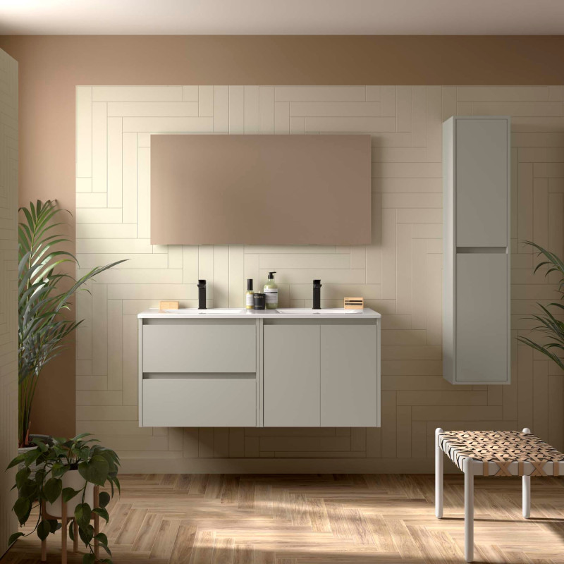 Gris Satiné · Sans miroir