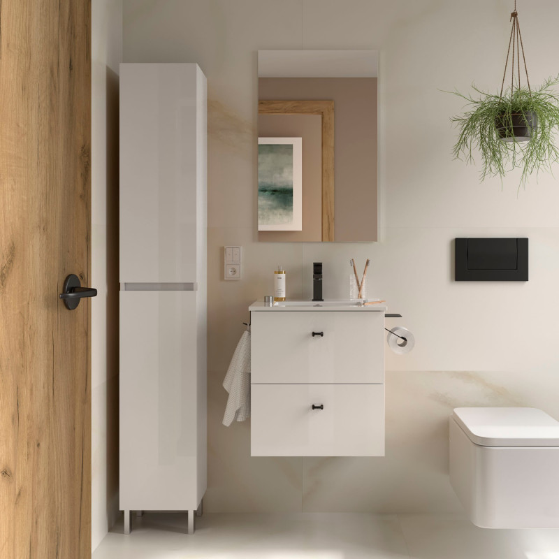 Blanc Brillant · Sans miroir