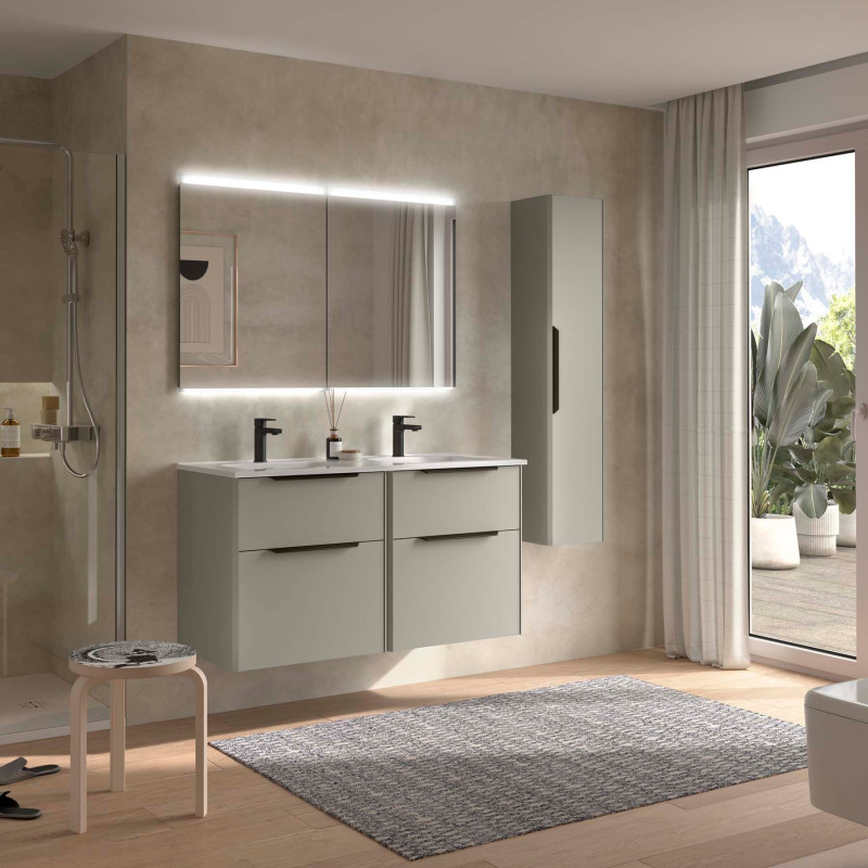 Gris Satiné · Sans miroir