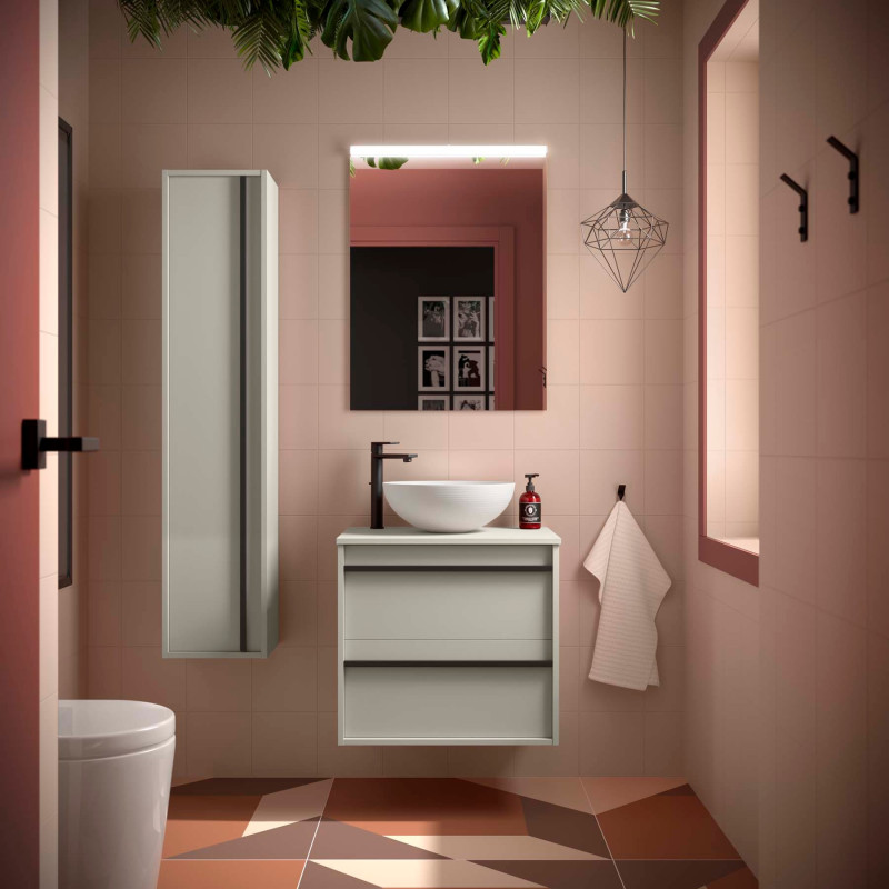 Meuble ATTILA 2 tiroirs + plan
