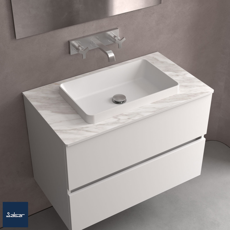 Vasque semi-encastrée MAEL 502 mm