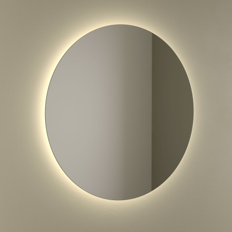 Miroir MOON circulaire à LED