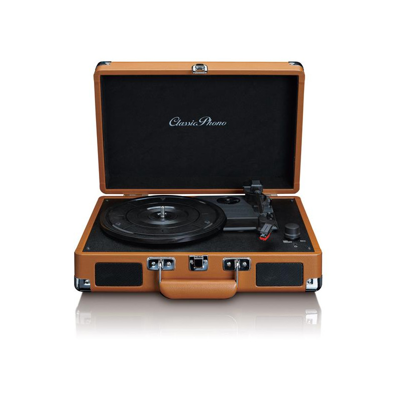 LENCO Lenco Classic Phono valise avec 2 haut-parleurs intégrés | Marron *