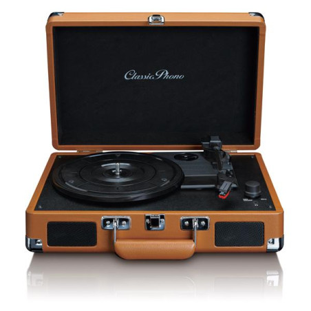 LENCO Lenco Classic Phono valise avec 2 haut-parleurs intégrés | Marron *