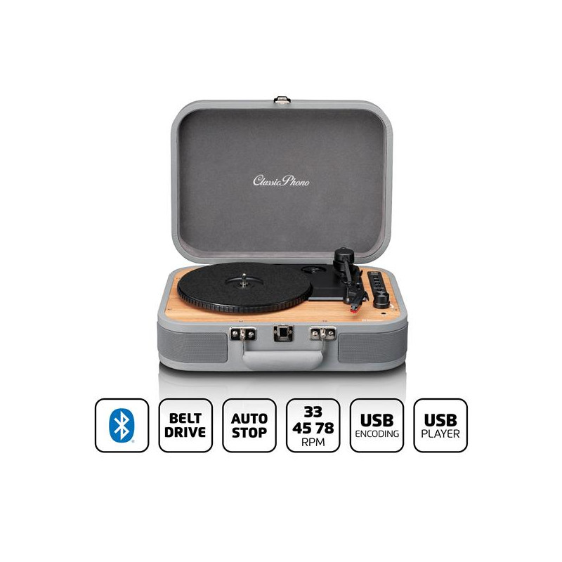 LENCO Plaque tournante Lenco avec Bluetooth® et lecteur/enregistreur USB *
